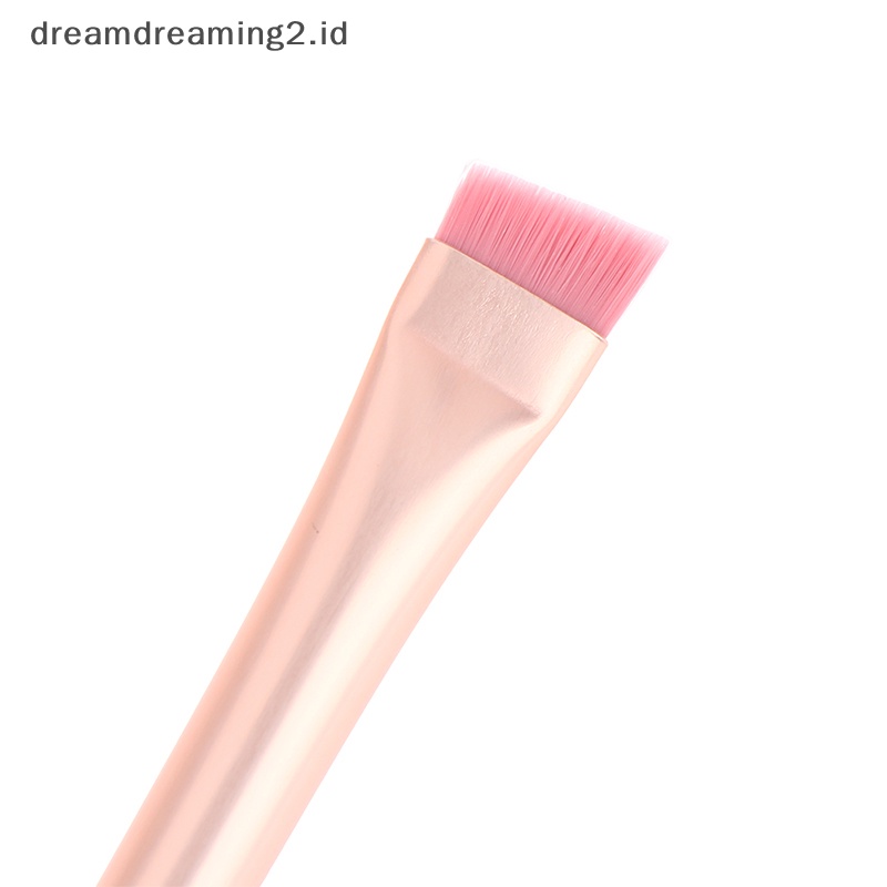 (drea) Sikat Bedak Alis Mata Pisau Makeup Brushes Gepeng Bevel Mata Liner Cream //