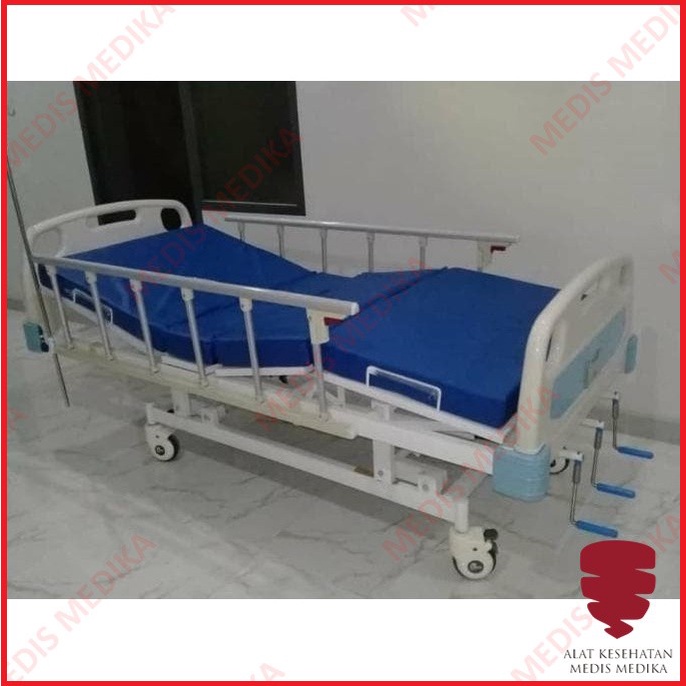 Bed Crank Manual B5M Luna Life Hospital Tempat Tidur Ranjang Pasien Rumah Sakit ICU