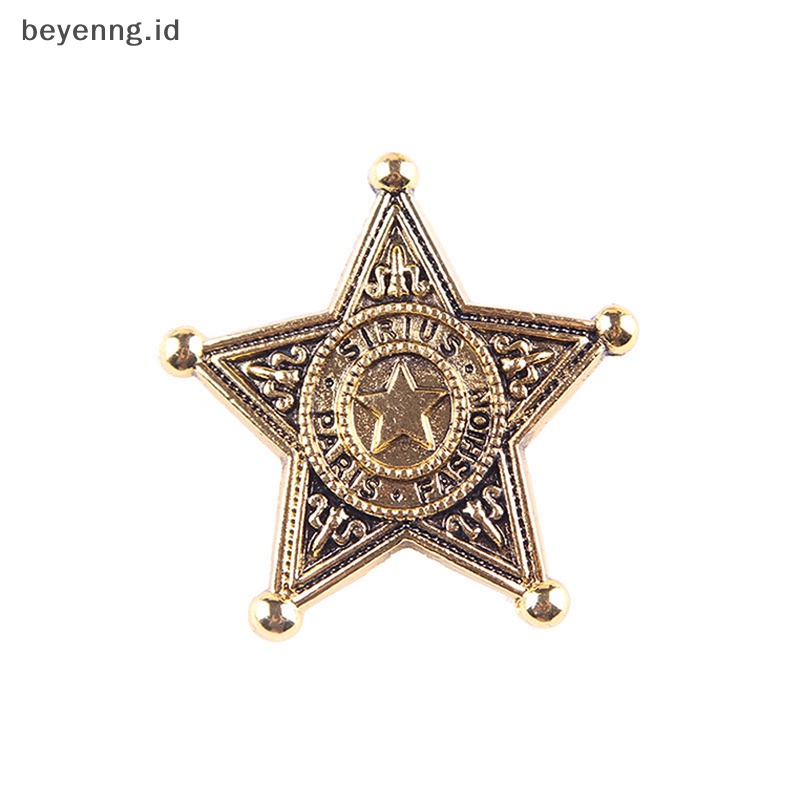 Beyen 1Pc Vintage Serigala Kepala Ksatria Bros Perhiasan Unisex Kerah Pin Gesper Koleksi ID