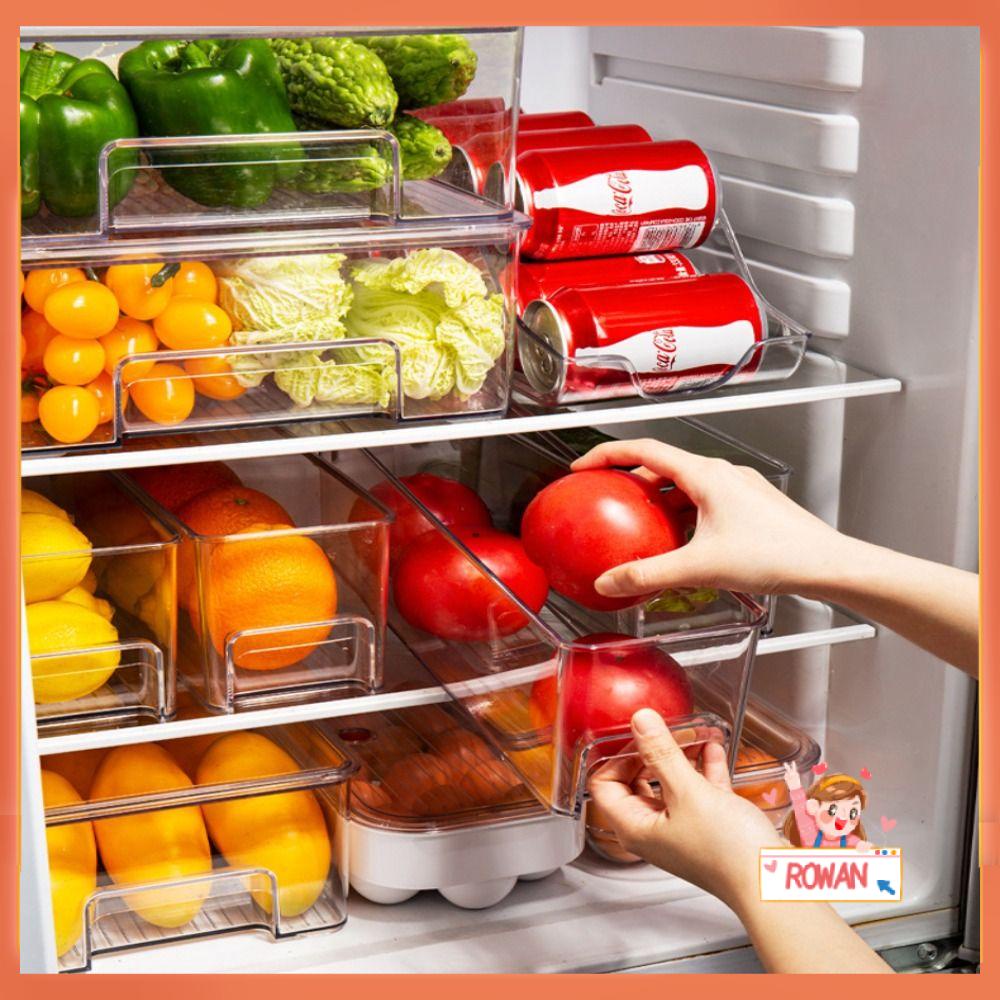 R-FLOWER Food Container Crisper Kitchen Gadgets Freezer Box Pengawet Makanan Kulkas Organizer