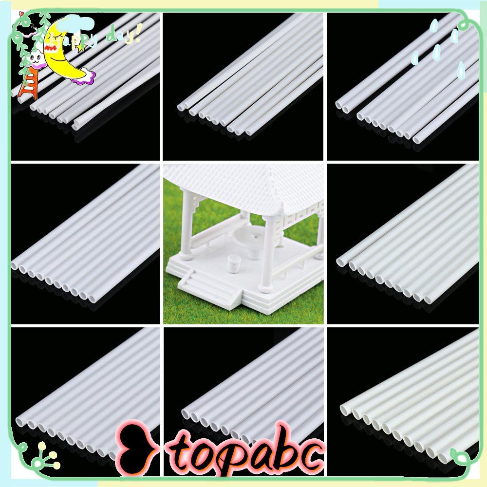 TOP 10pcs Tabung Bulat DIY 2mm~10mm Kerajinan Dekorasi Bahan Meja Pasir