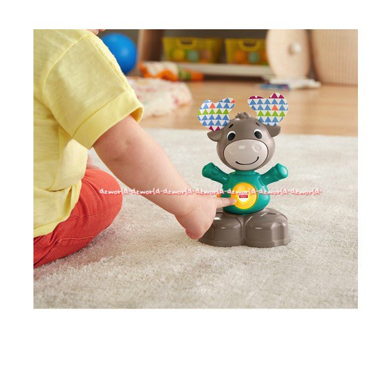 Fisher Price Musical Moose Counting Cause Effect Mainan Bayi