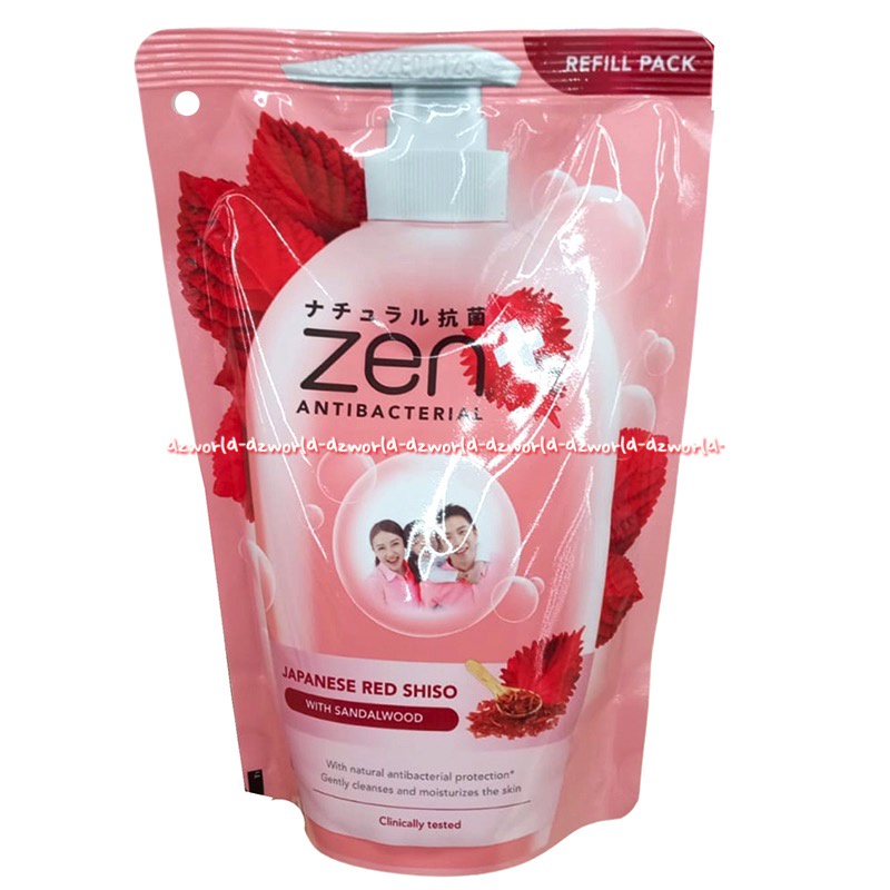 Zen Anti Bacterial 400ml Body Wash Sabun Mandi Cair Kemasan Refill  Zen Antibaccterial Liquid Soap Kemasan ISi Ulang