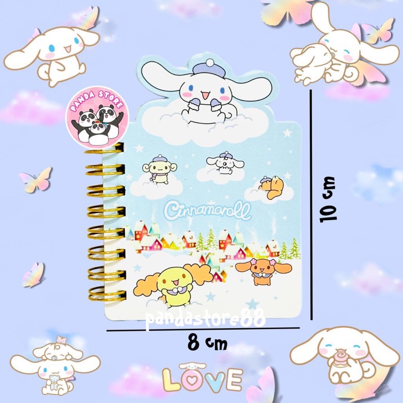 Buku Notes Sanrio Premium Quality Cinnamonroll Kuromi Melody