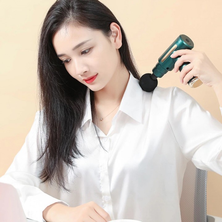 BX270 Mini Portable Fascia Massage Gun - Alat Pijat Mini Revolusioner