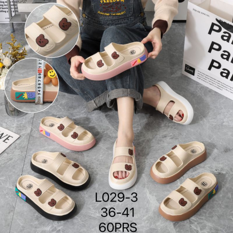 sandal wanita wedges jelly import/sendal karet perempuan korea