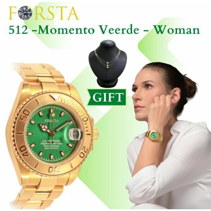 JAM TANGAN KESEHATAN FORSTA 512 MOMENTO VEERDE WOMAN JAM TANGAN WANITA