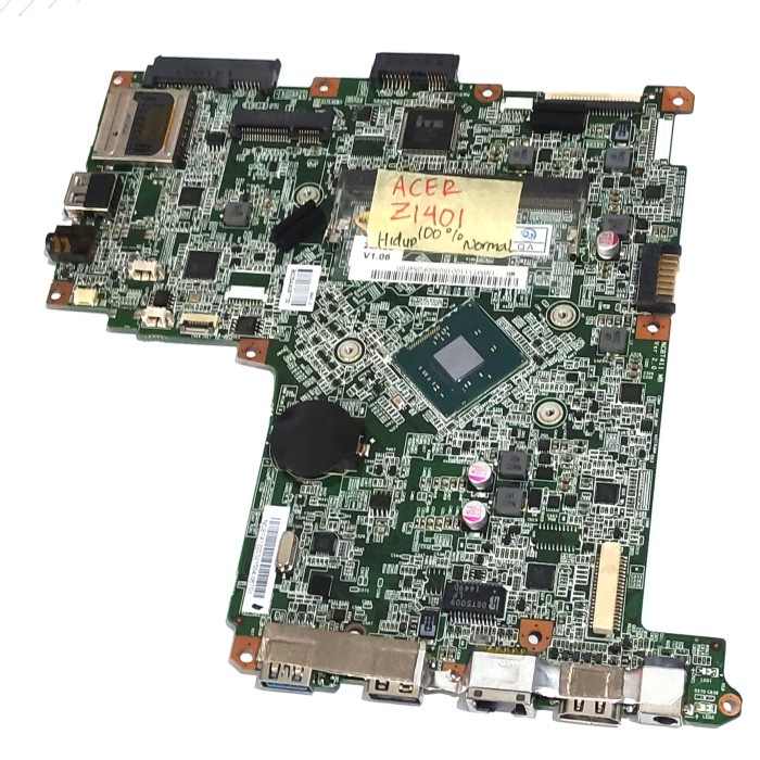 Hidup Normal Mainboard mesin ACER Aspire One 14 Z1401