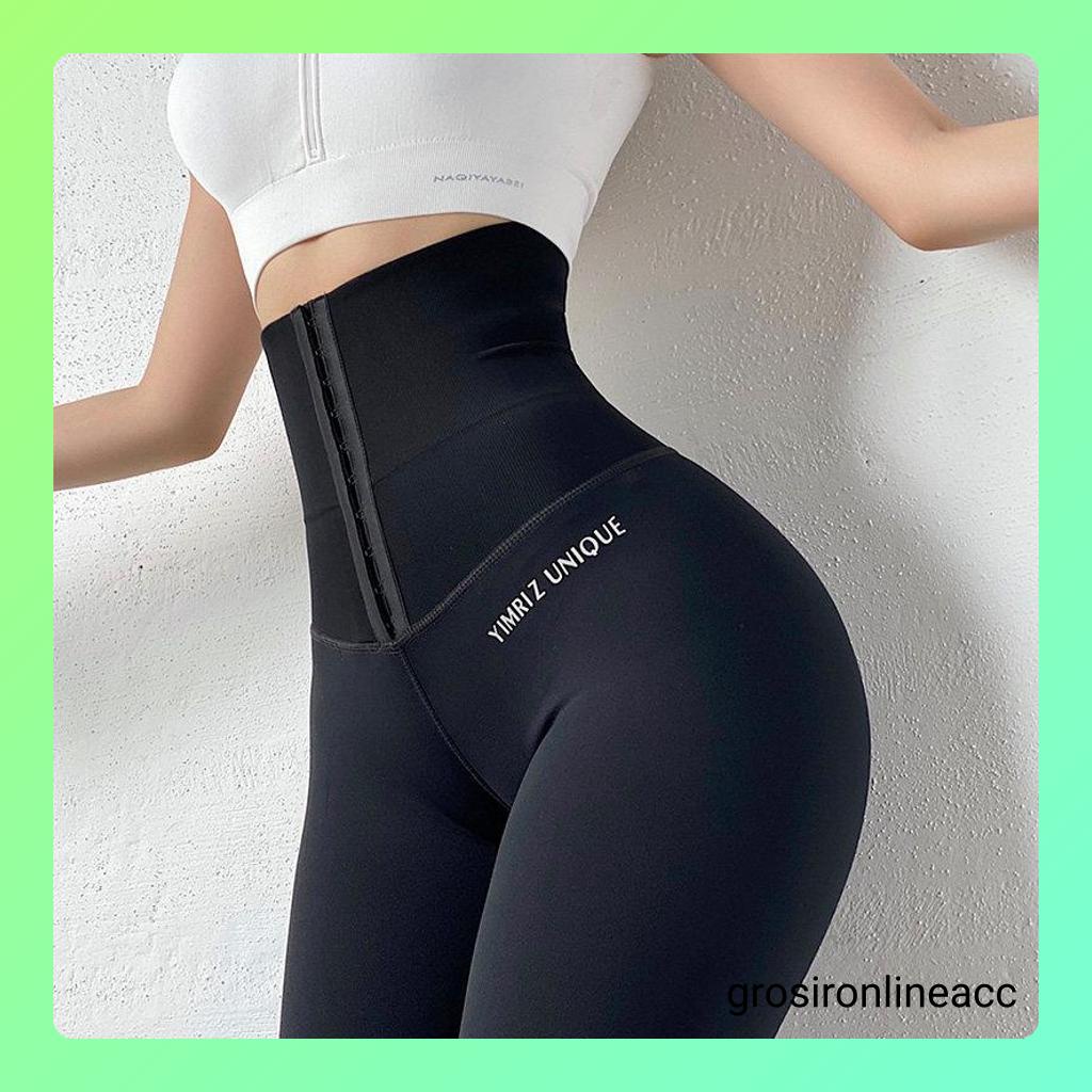 Celana Legging Panjang kurus membentuk yoga perut langsing WT03