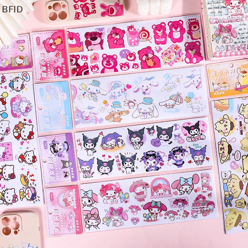 [BFID] Kawaii Sanrio Stiker Kuromi Cinnamoroll Anime Lucu Ponsel Case Pensil Case Dekorasi Aksesoris Mainan Bayi Untuk Anak Perempuan [ID]