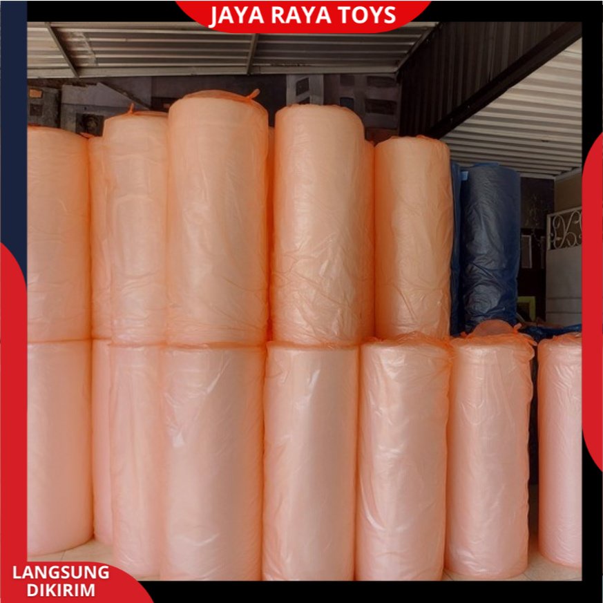 BUBBLE WRAP 30CM x 50Meter Berkualitas hitam Bening Khusus Expedisi Cargo