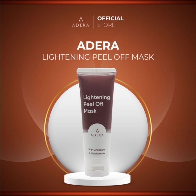 (READY) Adera Lightening Peel Off Mask Original BPOM - Peeling Mask Adera Untuk Mengangkat Sel Kulit Mati, Flek Hitam &amp; Komedo Original