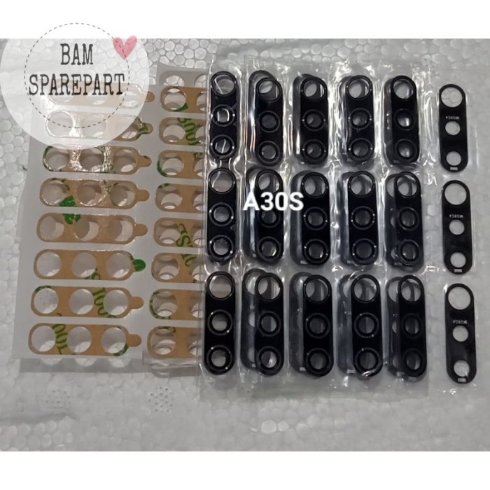 Kaca Kamera belakang Samsung A30s ~ Lensa kamera belakang Samsung A30S ~ lensa kamera belakang untuk
