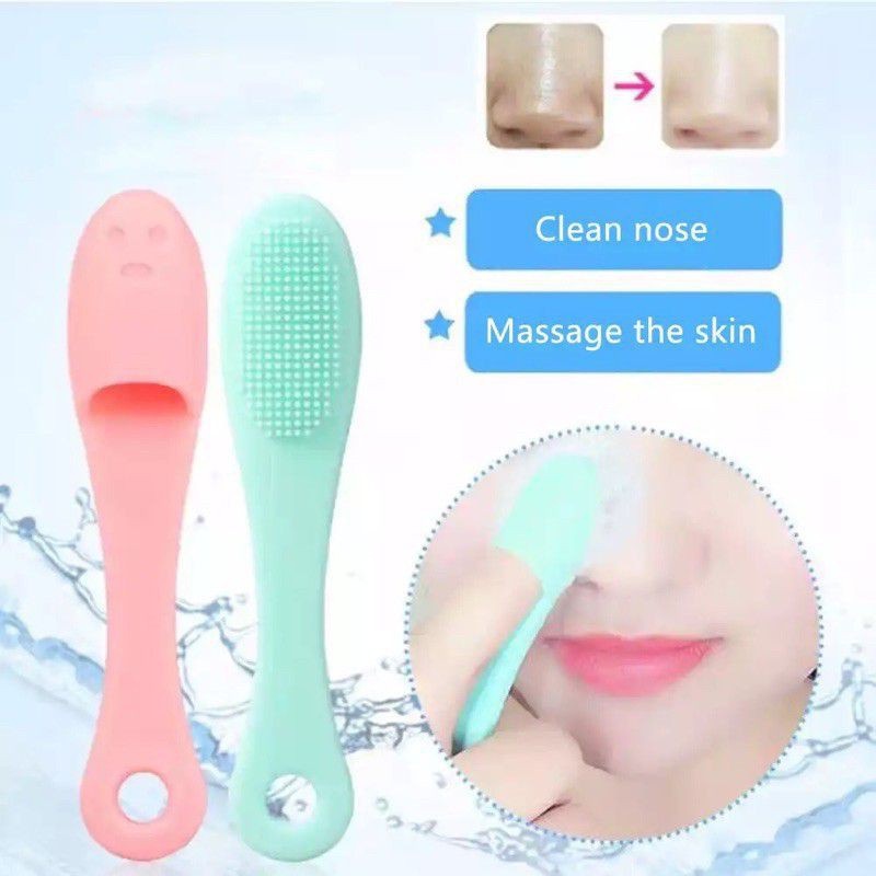 Sikat Pembersih Wajah Penghilang Komedo / Silikon Finger Brush Stick Removal / Brush Cuci Muka 1280