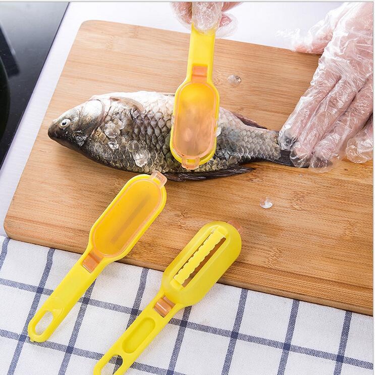 IG - ALAT PEMBERSIH SISIK IKAN | PENGUPAS SISIK IKAN | PENGERUK SISIK IKAN PRAKTIS | FISH CUTTER
