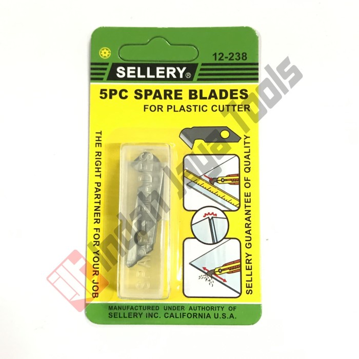 

SELLERY Refill Isi Cutter Acrylic 5 Pcs - Pisau Potong Akrilik