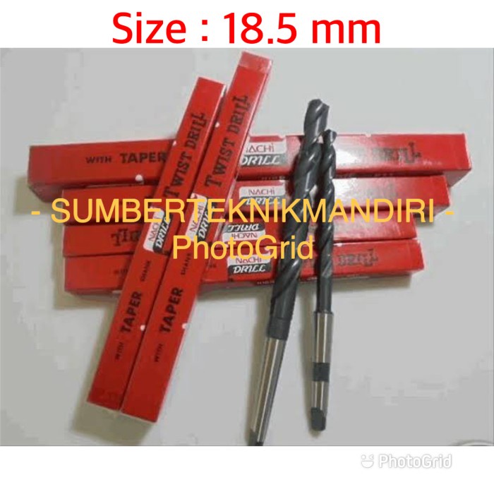 MATA BOR BESI TAPER / KONES NACHI 18,5 MM HSS / NACHI KONES 18.5 MM