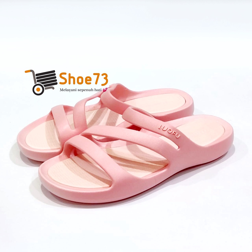 LUOFU F 2325 E01SC SIZE 36-40 0RIGINAL | Sandal Selop Z Jelly Wanita | Sendal Kokop Cewek Impor