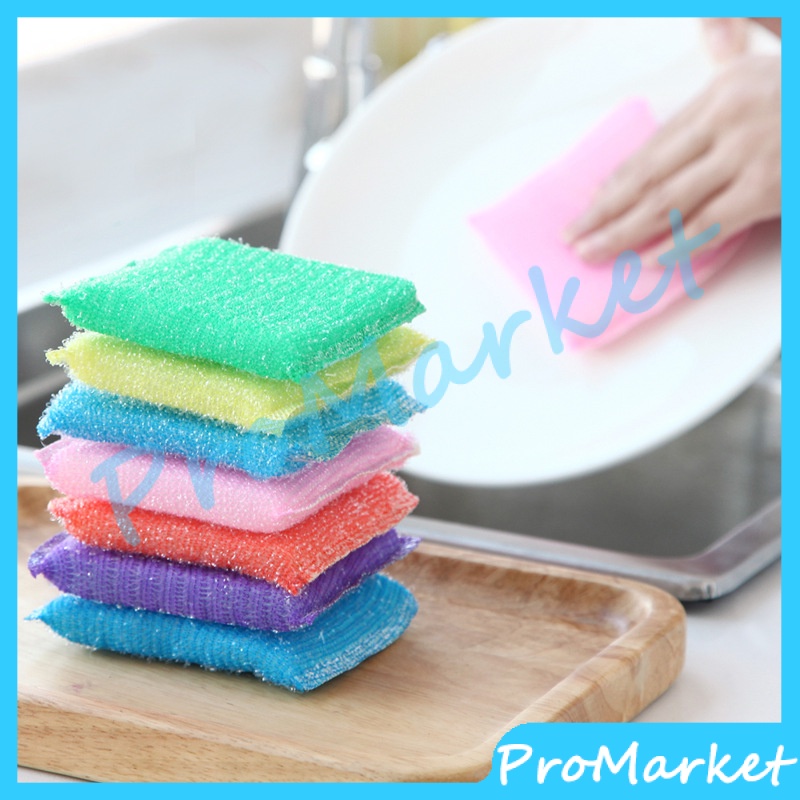 SPONS CUCI PIRING WARNA WARNI SPON BUSA DISHWASHING SPONGE