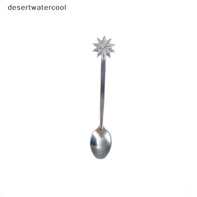 Deid 4 Pcs Natal Stainless Steel Sendok Kopi Teh Sendok Makanan Penutup Makanan Ringan Sendok Teh Martijn