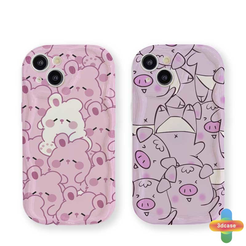 Casing Soft Case Realme C55 10 C30 C30S C11 2021 C21Y C31 C33 C35 C15 C21 C25 C20 C3 C12 C2 C25S 5S 5 5i 9i C17 7i C1 C25Y C2 C3i 6i C20A  Narzo 20 10 10A 20A 30A 50i 50A Prime Kartun Graffiti Monster Hewan Lucu Lembut 3D Bergelombang Tepi Melengkung Case