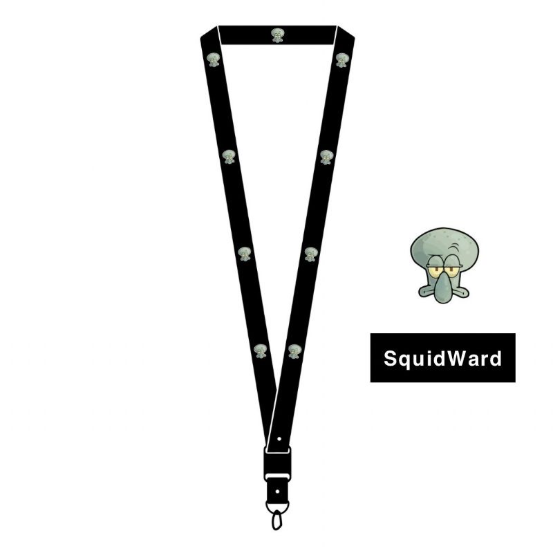 

TALI LANYARD SQUIDWARD BIKINI BOTTOM - GANTUNGAN KUNCI GANTUNGAN IDCARD GANTUNGAN FLASHDISK GANTUNGAN NAMETAG - TALI LANYARD BEST SELLER COD