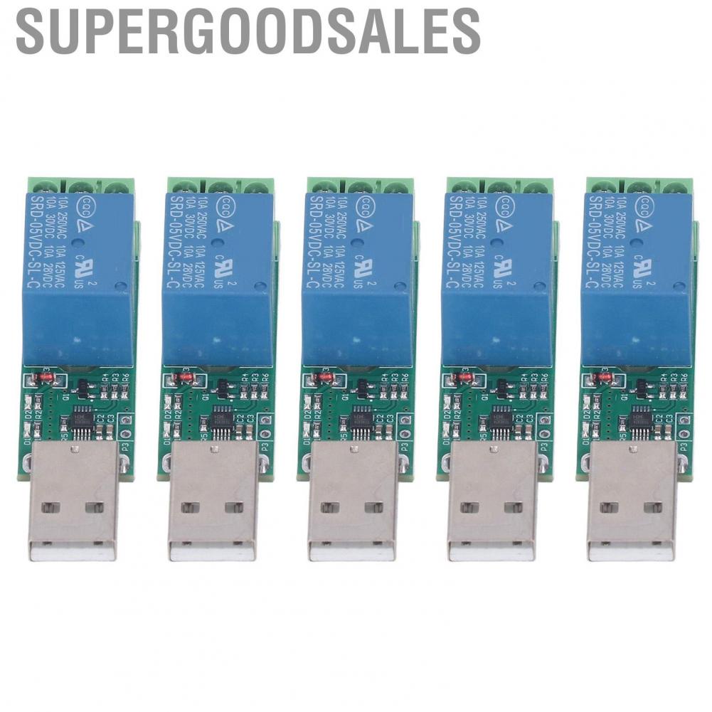 Supergoodsales Relay Board  1 Channel Durable Module Over Current Protection for PC