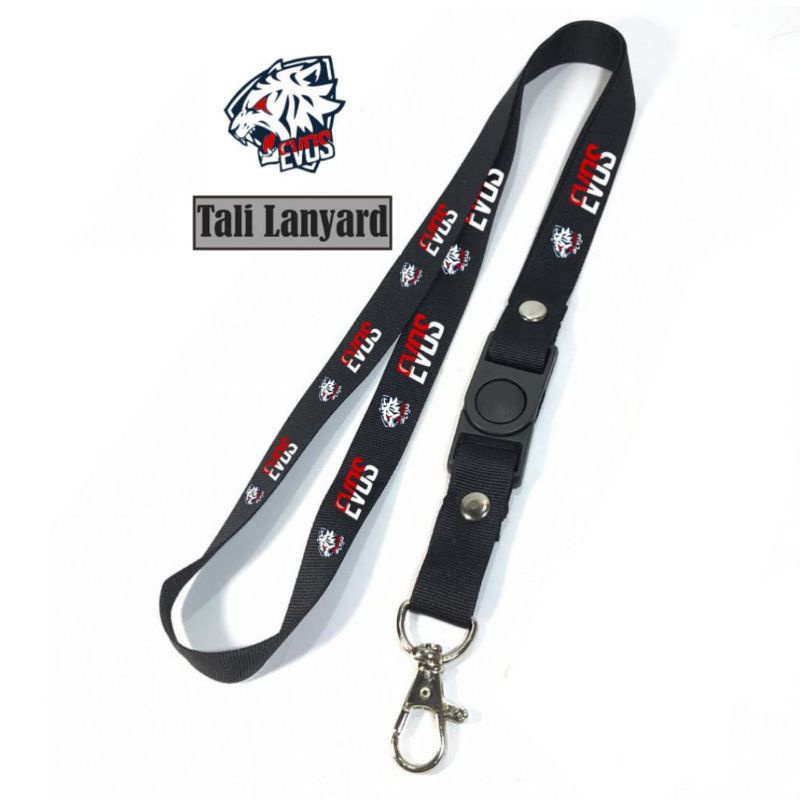 

lanyard EVOS lanyard E-SPORT gantungan kunci name tag id card kartu nama / tali lanyard gantungan leher fullprint