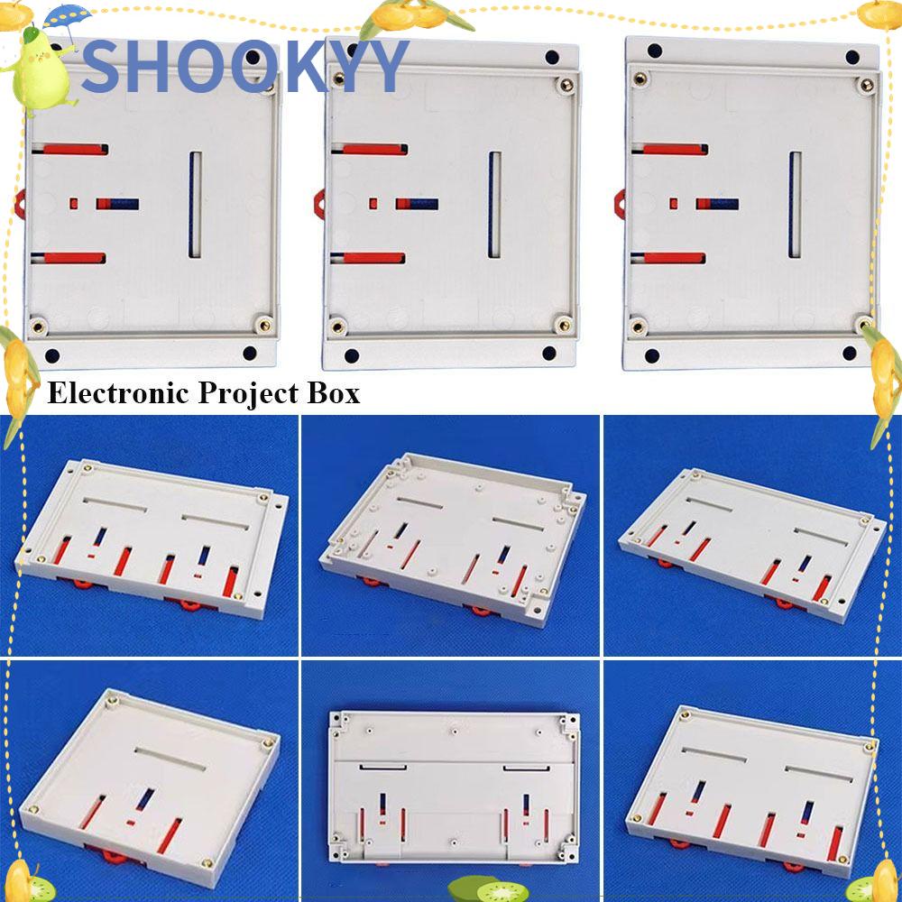 CHOOKYY Kotak Proyek Elektronik DIY PLC Controller Housing Low Base Instrumen Case Parts