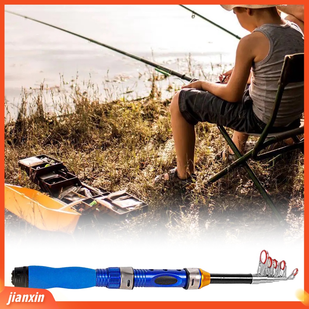 (In Stock) 1-2.3m Sea Pole Telescopic Super Hard Portable Mini Sea Pole Rivers Tasik Peralatan Pancing Untuk Outdoor