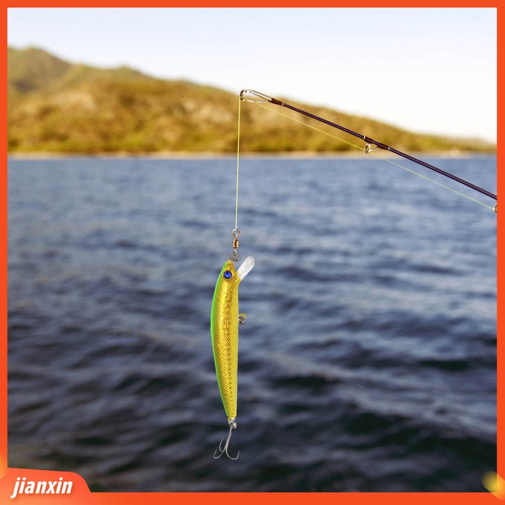 (In Stock) 9.5cm /8.5g Umpan Pancing Mini Buatan 3D Mata Warna Terang Ikan Kecil Umpan Perlengkapan Memancing