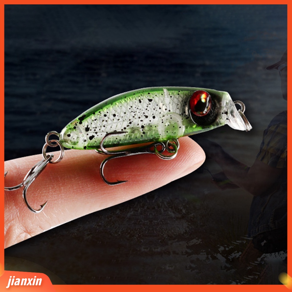 (in Stock) 3.1g /3.5cm Umpan Pancing Built-in Sequin Simulasi Angling One-piece Modelling Bionic Micro Artificial Lure Memancing Aksesoris