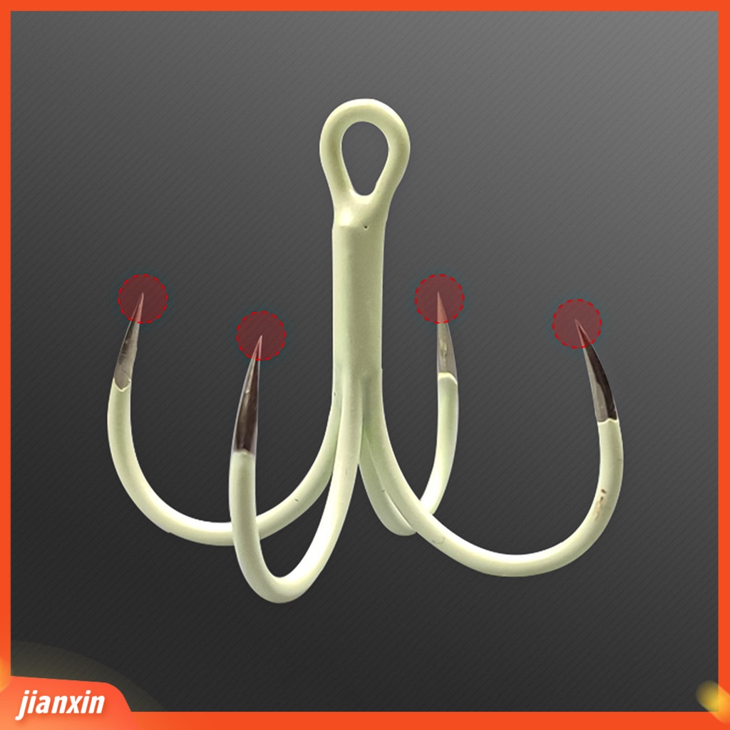 (In Stock) 2Pcs/Set Luminous 4kait Tajam Bentuk Gurita Umpan Pancing Buatan Aksesoris Memancing Untuk Pecinta Memancing