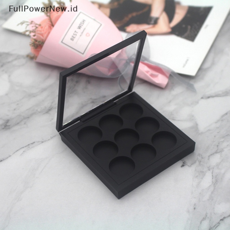 Power1/2/3 /9 Grids Palette Eye Makeup Kotak Penyimpanan Kosong Eyeshadow Dish DIY Eyeshadow ID