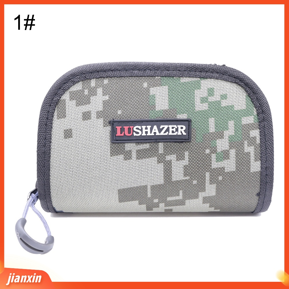 (In Stock) Portable Waterproof Nylon Fishing Tackle Lure Baits Hooks Tas Penyimpanan Kantong