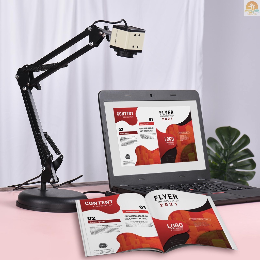 In Stock 2in1 Document Scanner Camera &amp; Webcam Dengan Auto-Focus 8mega-pixel HD High-Definition A3 Scan Size Webcam Untuk Kelas Guru Kursus Mengajar Online Edukasi Jarak Jauh