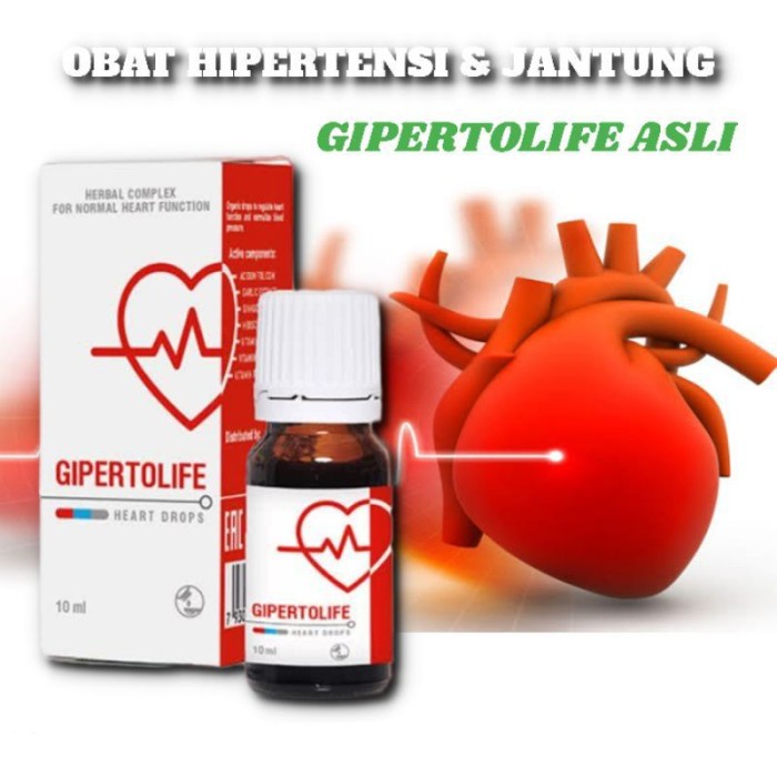 GIPERTOLIFE Original Obat HipertensiTekanan Darah Tinggi dan Jantung