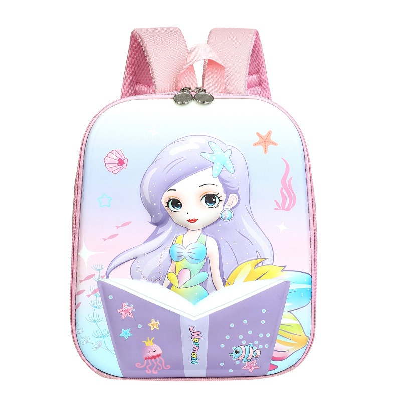 Tas Ransel Hardcase Uk. 30 cm anak Laki-laki dan Perempuan trend fashion import gaya kartun hard shell