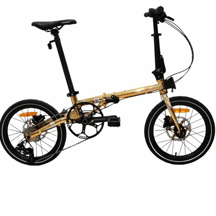 Sepeda lipat troy 16 inc element 10 speed rem oli hidrolik limited edition NEW