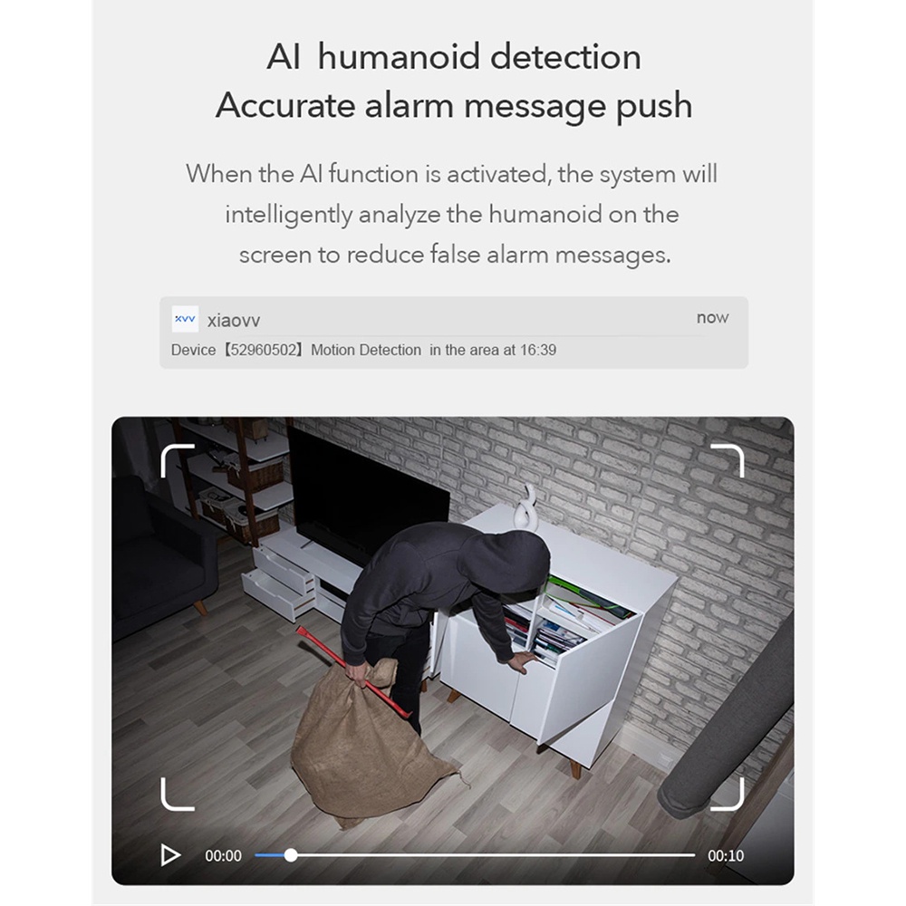 Kamera CCTV Xiaovv  WiFi PTZ Smart Camera 2K XVV-3630S-Q2
