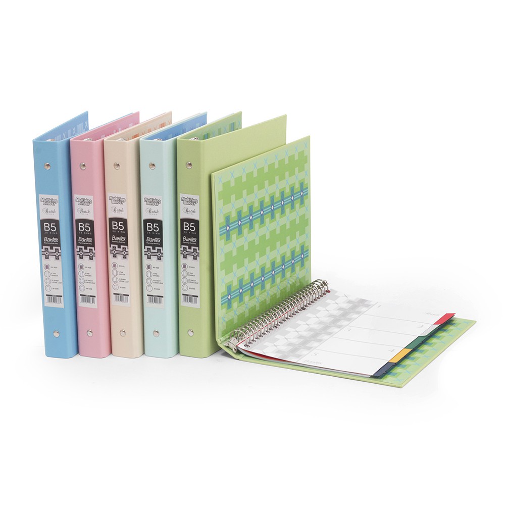

[Artomas] Bantex B5 Multiring Binder - Batik Series (1 Pcs) #1336