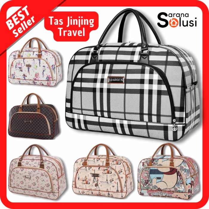 tas jinjing travel traveling wanita besar jumbo murah berkualitas