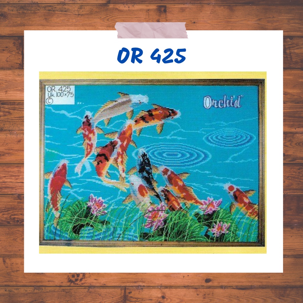Kristik Kit Orchid OR 425 Ikan DIY
