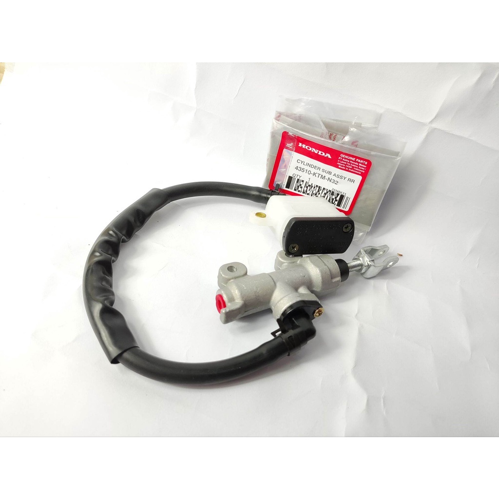 Master Rem Belakang Supra x 125 KTM Tonjokan Komplit Blade 125 New 43510-KTM-N32 Pompa Master Rem Be