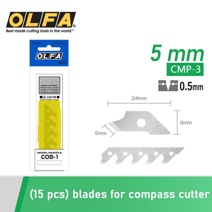 

OLFA Refill Cutter Spare blade for CMP-1 Compass Cutter COB-1
