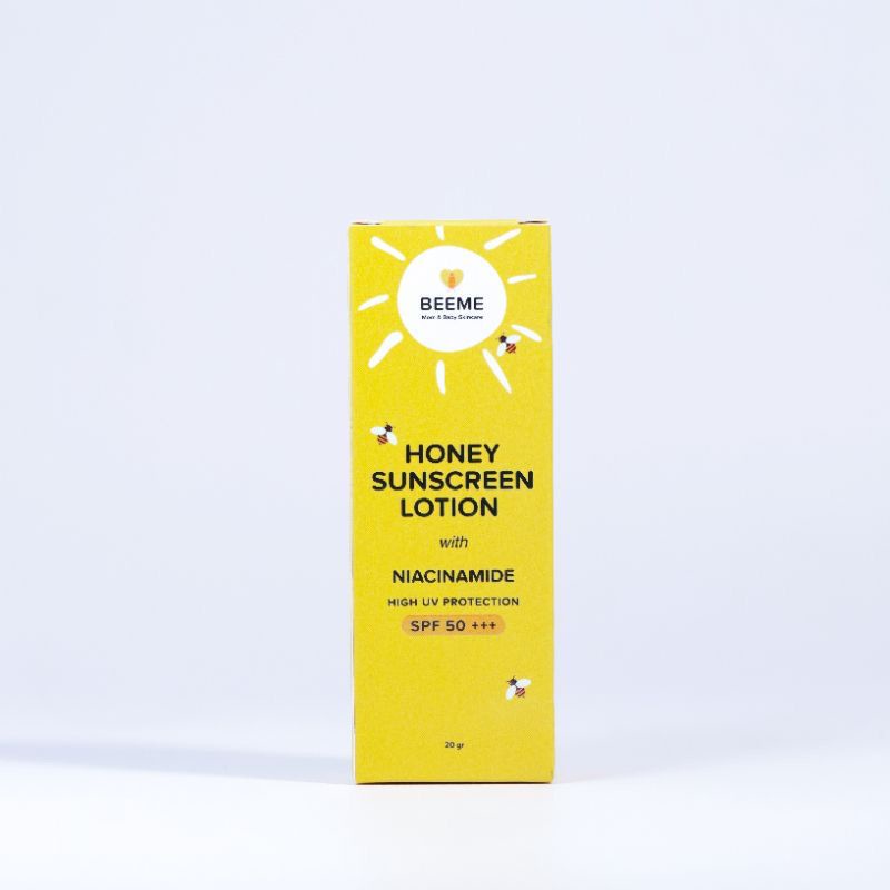 BEEME HONEY SUNSCREEN LOTION SPF 50++ 20GR / SUNSCREEN IBU DAN ANAK