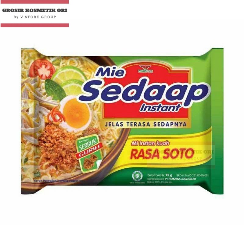 

(PAKET ISI10) MIE SOTO SEDAP RASA SOTO ORIGINAL (GKO)