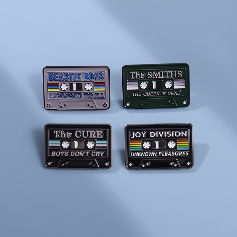 Cure Band Song Boys Dont Cry Enamel Bros Musik Tape Badge Hadiah Untuk Penggemar