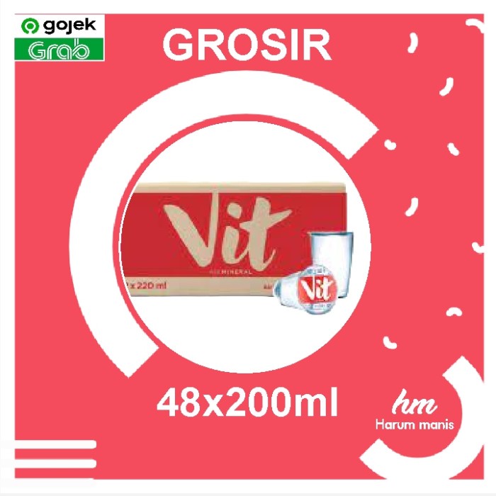 

Vit Gelas Air Mineral isi 48x200ml