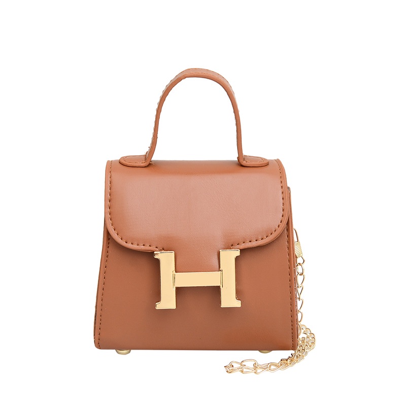 Tas wanita bahan PU Leather model H barang import harga grosir bisa COD